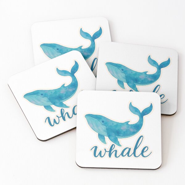 Item preview, Beautiful Watercolor Whale Illustration Sticker designed and sold by Psycho-Crazy.