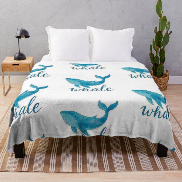 Item preview, Beautiful Watercolor Whale Illustration Sticker designed and sold by Psycho-Crazy.