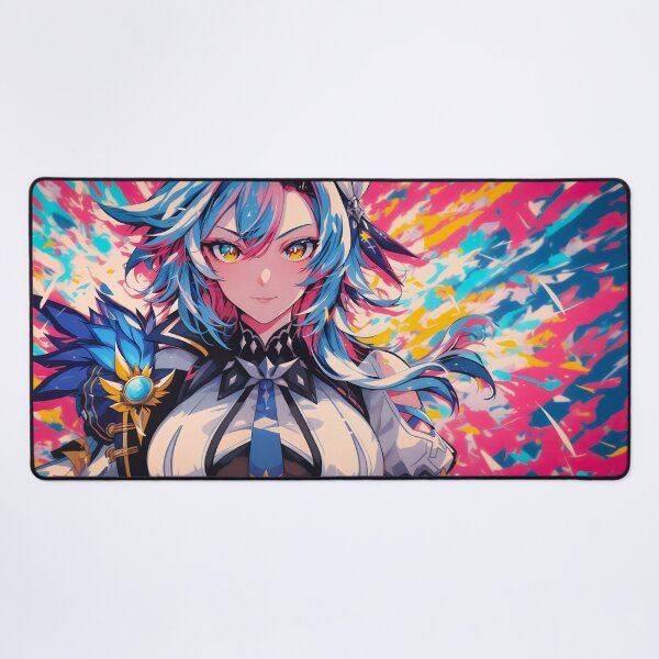 Item preview, Eula Genshin Impact Spindrift Knight Cryo Deskmat designed and sold by Senpaiwaves.