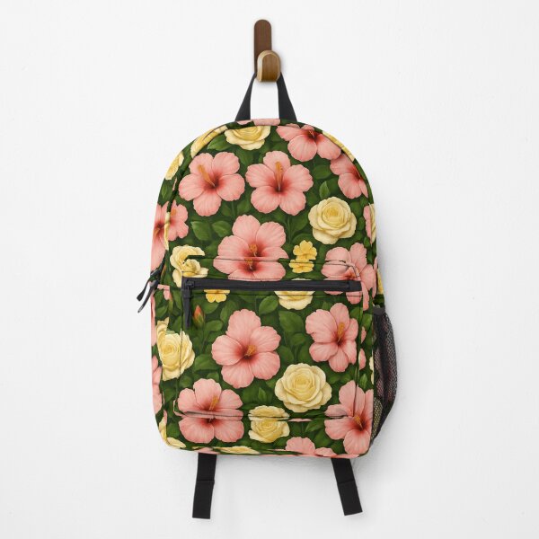 Item preview, Island Elegance – Seamless Tropical Hibiscus & Rose Print designed and sold by ArdethBey.