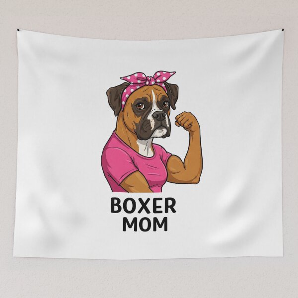 Artikelvorschau, Boxer-Mama-Shirt | Lustiges Hundemama-Geschenk-T-Shirt für Tierliebhaber und Boxer-Hundebesitzer entworfen und verkauft von SlocifieShop.