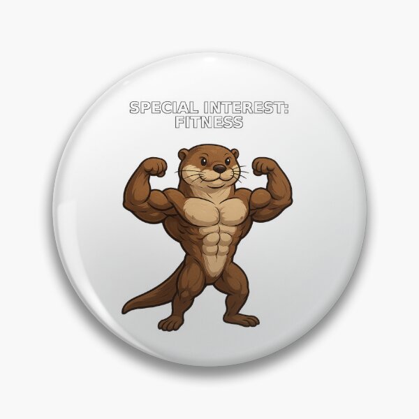 Item preview, ASD Fitness Otter Flexing Fun designed and sold by ndmedia.