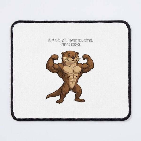 Item preview, ASD Fitness Otter Flexing Fun designed and sold by ndmedia.
