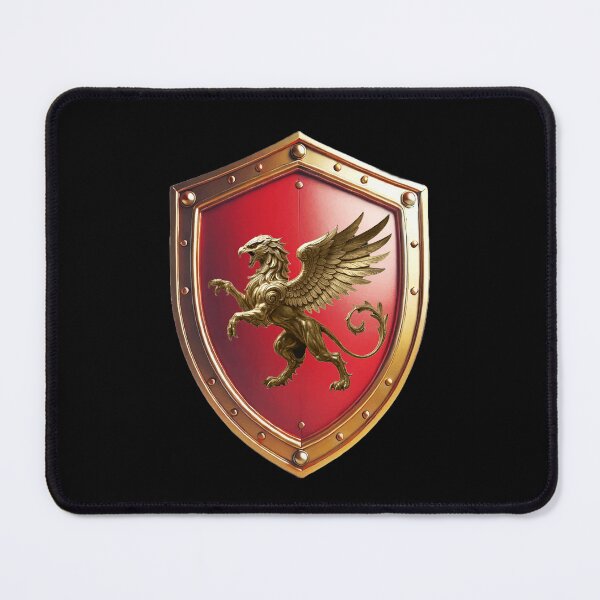 Item preview, Patel Family Shield  Golden Griffin Emblem designed and sold by Highlandkings.