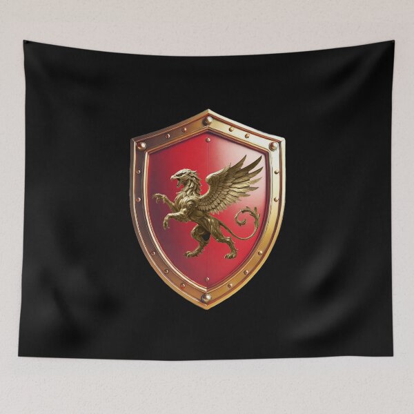 Item preview, Patel Family Shield  Golden Griffin Emblem designed and sold by Highlandkings.