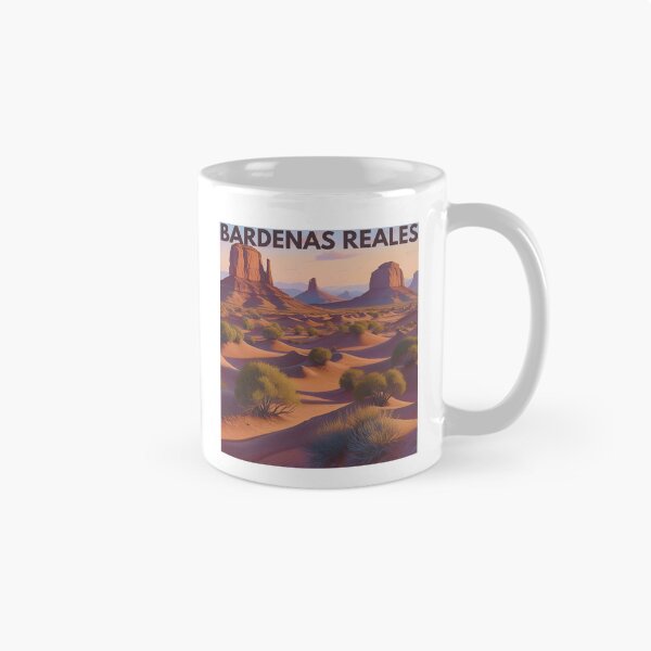 Aperçu de l'œuvre Bardenas Reales Desert Landscape Illustration créée et vendue par dijjaboutique.