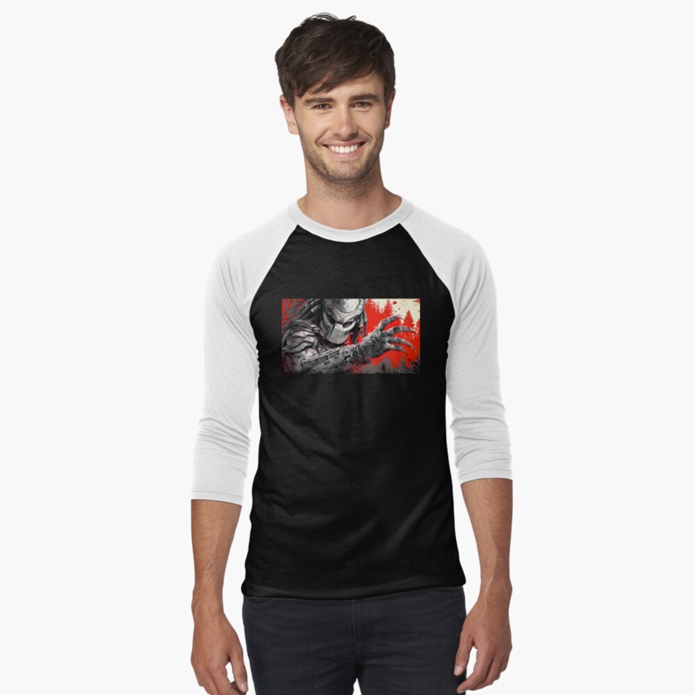 Aperçu de l'œuvre T-shirt baseball manches ¾ créée et vendue par HakoCity.