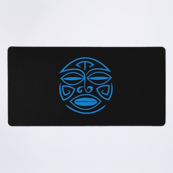 Item preview, Vintage Tiki Face Blue designed and sold by QuayTradingCo.