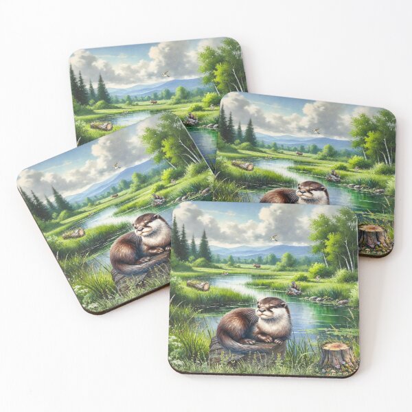 Item preview, Otters designed and sold by Karen Wood.
