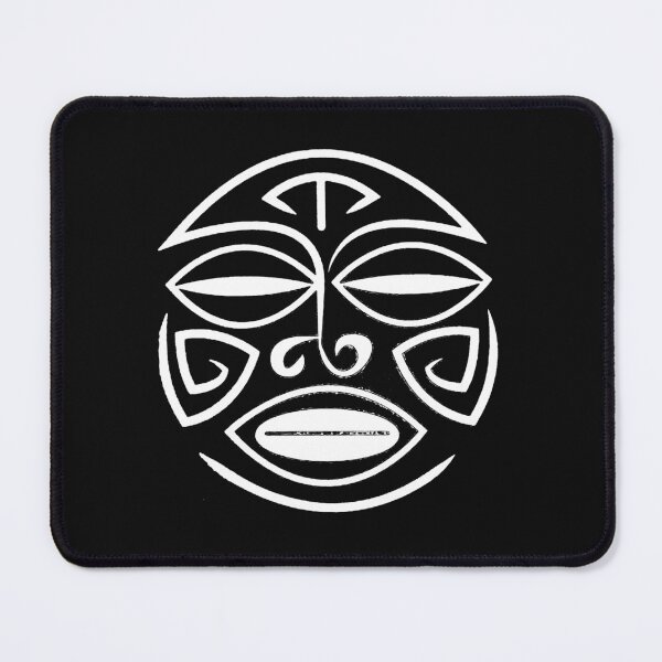 Item preview, Vintage Tiki Face White designed and sold by QuayTradingCo.