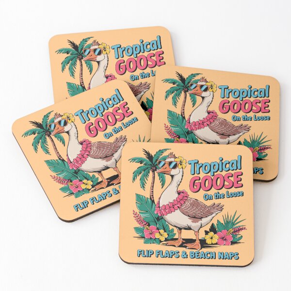 Item preview, Tropical goose on the loose designed and sold by FatBirdie.