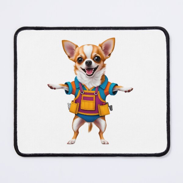 Item preview, Mr. Fixit Chihuahua | Handy Pup in Toolbelt & Hard Hat designed and sold by Fredster1966.