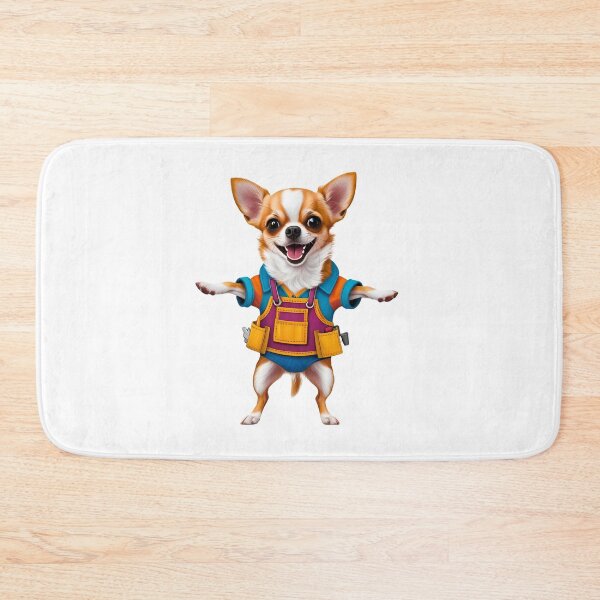 Item preview, Mr. Fixit Chihuahua | Handy Pup in Toolbelt & Hard Hat designed and sold by Fredster1966.