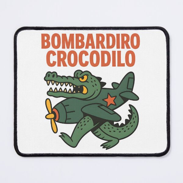 Item preview, Bombardiro Crocodilo designed and sold by koreaInPrint.