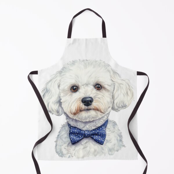 Item preview, Handsome Bichon Frise with Bowtie designed and sold by Bichon Boutique.