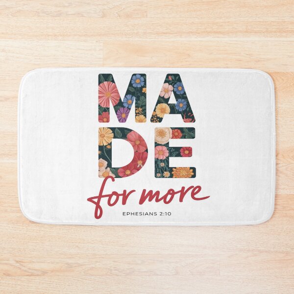 Item preview, Made For More Ephesians 2:10 Floral designed and sold by ZAIKY DREAMS.