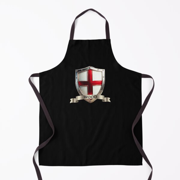 Item preview, Escudo de la familia Wood, escudo de San Jorge y estandarte con el nombre designed and sold by Highlandkings.