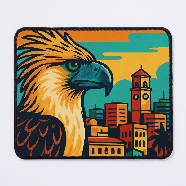 Item preview, Davao Travel Poster in Retro Pop Art Style | Colorful Digital Cityscape | Philippines Vacation Art | Vintage-Inspired Tropical City Design | Bold Southeast Asia Travel Aesthetic designed and sold by PaintedPixels01.