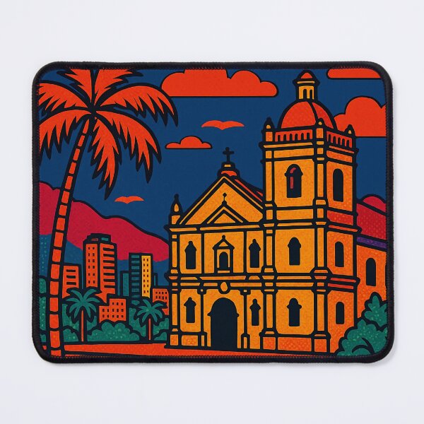 Item preview, Cebu Travel Poster in Retro Pop Art Style | Colorful Philippines Destination Art | Vibrant Island Escape Illustration | Vintage Tropical Vacation Poster | Bold Digital Travel Artwork designed and sold by PaintedPixels01.