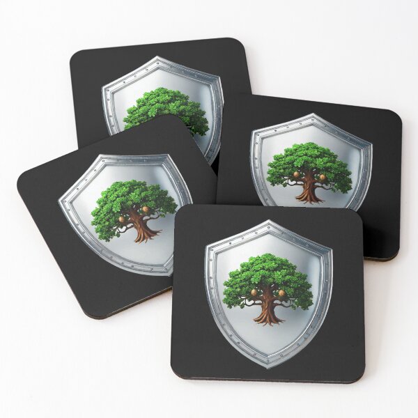 Item preview, Wood Family Shield  Oak Tree Heritage Symbol designed and sold by Highlandkings.