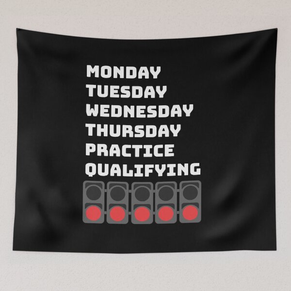 Item preview, Race Week Countdown – Motorsport Lights Out designed and sold by ReubenGDesigns.