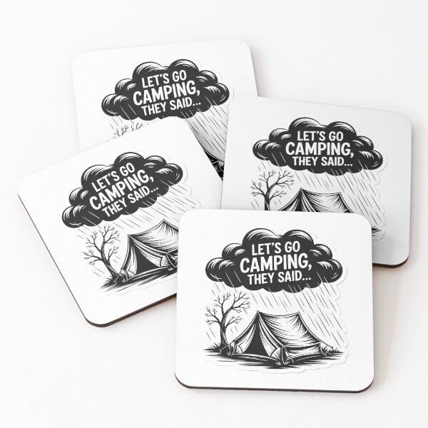 Item preview, Let’s Go Camping, They Said – Funny Rain Camping  designed and sold by MrFrostBear.