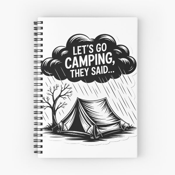 Item preview, Let’s Go Camping, They Said – Funny Rain Camping  designed and sold by MrFrostBear.