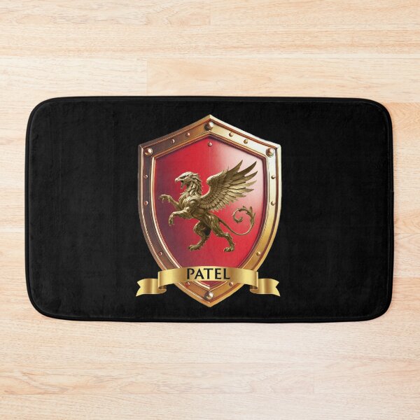 Item preview, Patel Crest Shield with Banner  Family Honor Emblem designed and sold by Highlandkings.