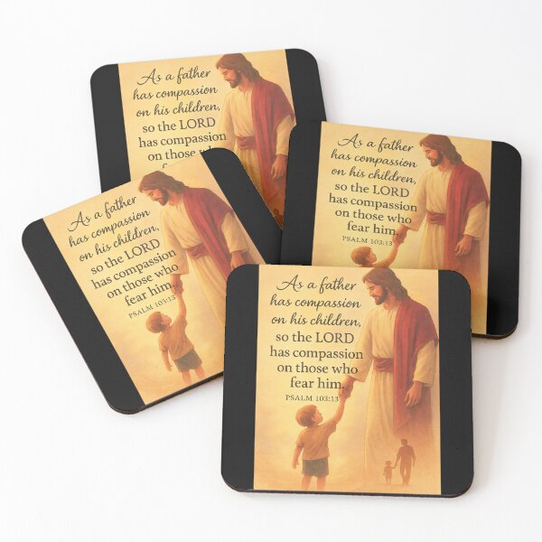 Item preview, Psalm 103:13 – Jesus and Child Christian Artwork designed and sold by drip.design.co.