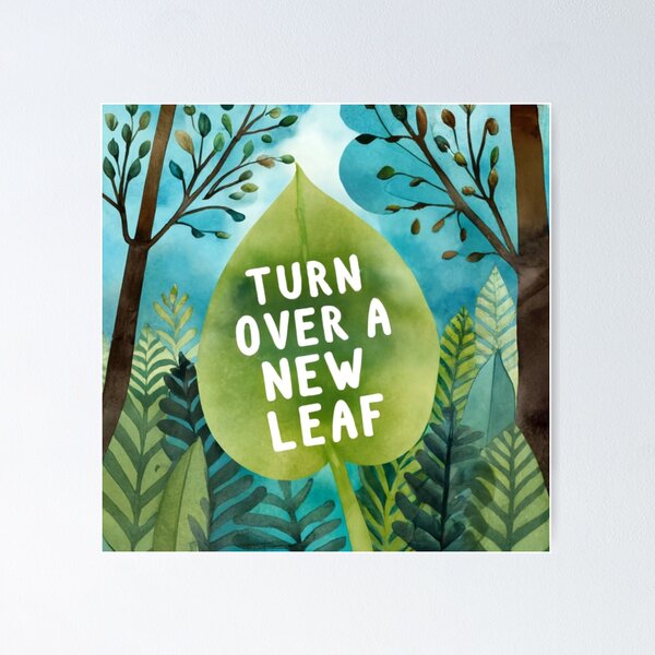 Item preview, Turn Over A New Leaf designed and sold by FineArtsPro.