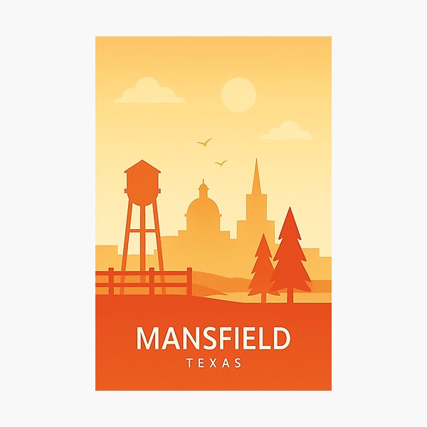 Item preview, Mansfield Texas Travel  designed and sold by Thistle-TShop.