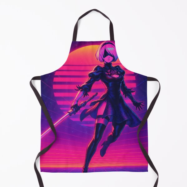 Item preview, 2B Retrowave designed and sold by MitsukiArt.