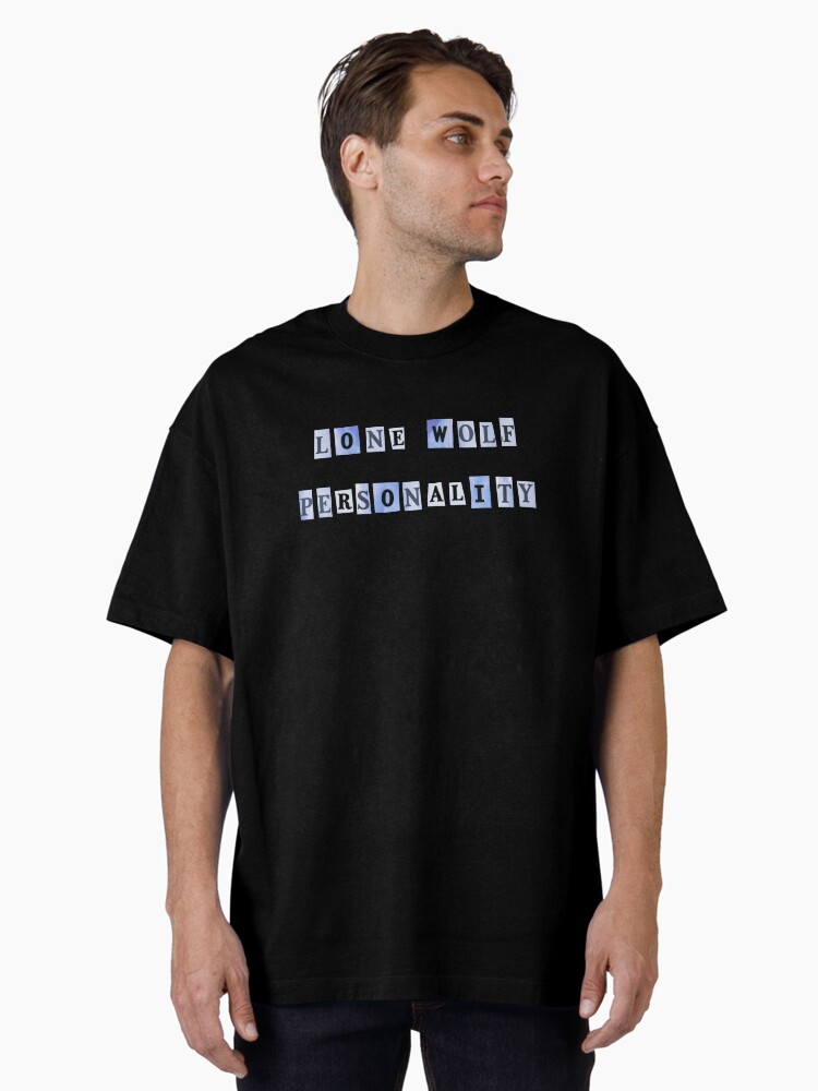 Thumbnail 1 of 7, Oversized T-Shirt, Lone Wolf Personality designed and sold by LindasPhotoArt.