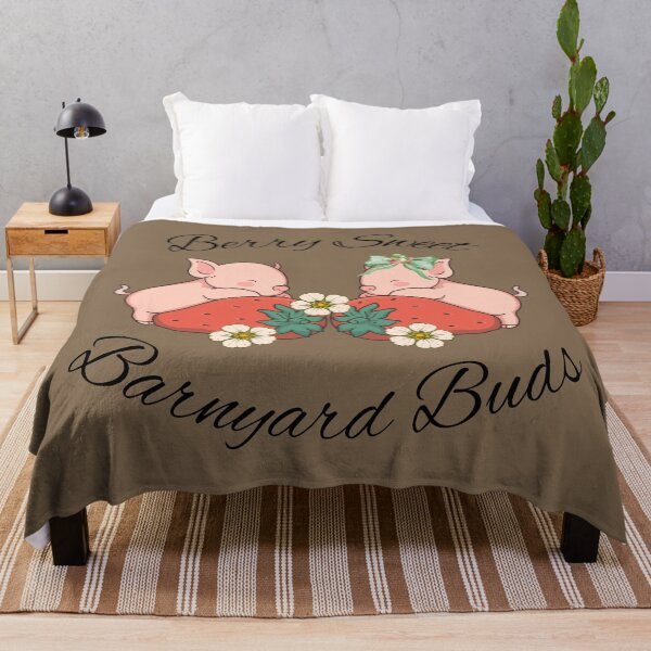 Item preview, Berry Sweet Barnyard Buds Pigs And Strawberries designed and sold by Forevermore.
