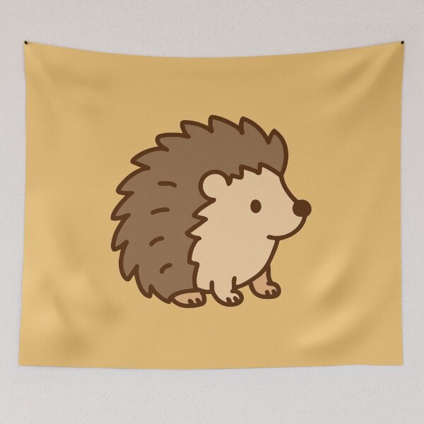 Item preview, Roger the Hedgehog - Adorable Kawaii Hedgehog designed and sold by PatchAndPetal.