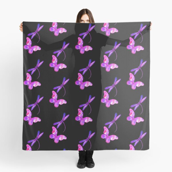 Item preview, Dragonfly and Butterfly in Purple designed and sold by Linda Callaghan.
