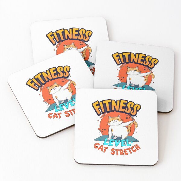 Item preview, Funny fat Cat Stretch Fitness  designed and sold by plastic2021.