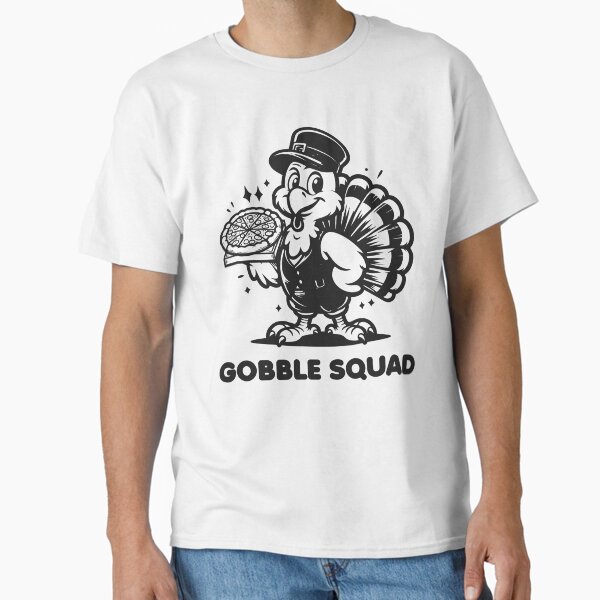 Item preview, Gobble Squad Funny Thanksgiving Design | Cute Turkey Crew Illustration | Festive Fall Character Art | Playful Holiday Group Scene | Autumn Celebration Vibes designed and sold by PaintedPixels01.