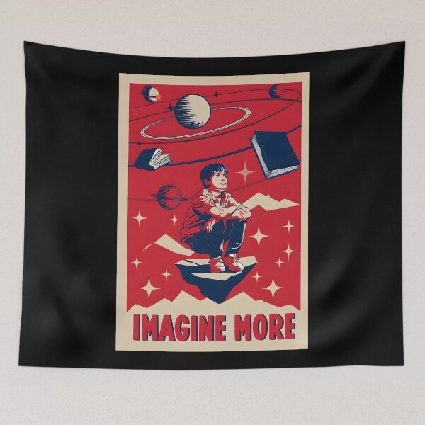 Item preview, Imagine More – Surreal Dreamer Poster in Hope Style Art designed and sold by HoopeStylee.