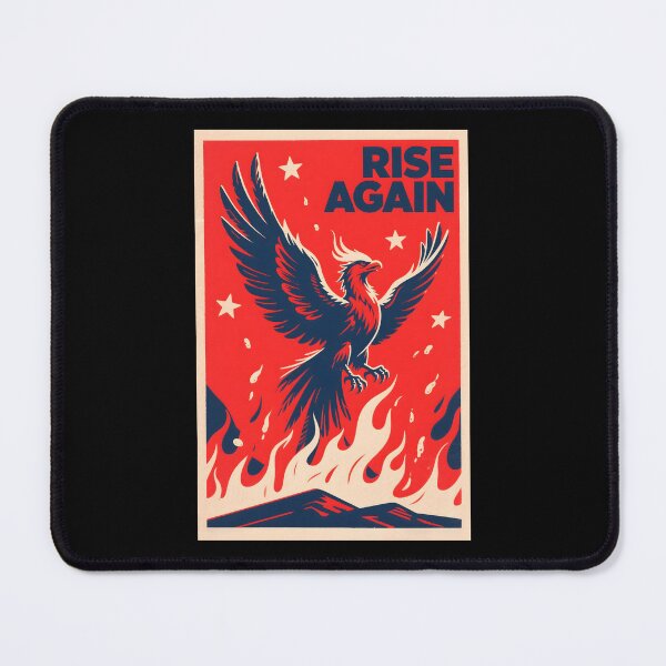 Item preview, Rise Again – Phoenix Poster in Shepard Fairey Hope Style designed and sold by HoopeStylee.