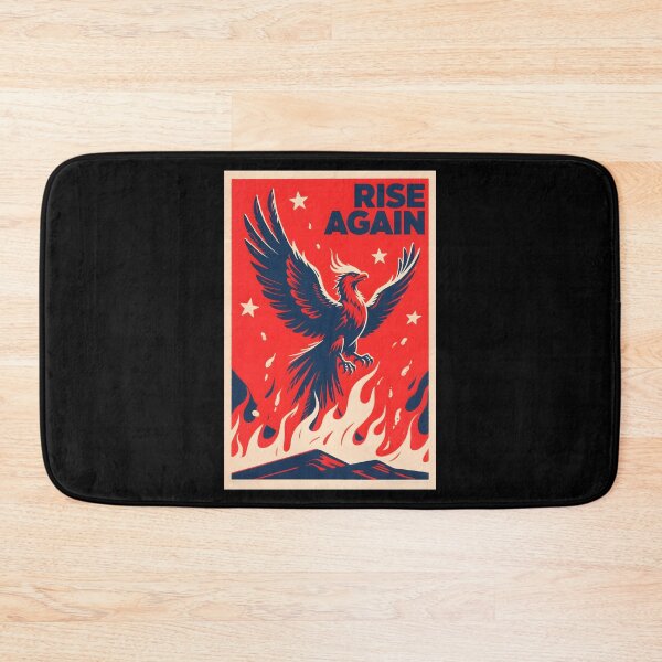 Item preview, Rise Again – Phoenix Poster in Shepard Fairey Hope Style designed and sold by HoopeStylee.
