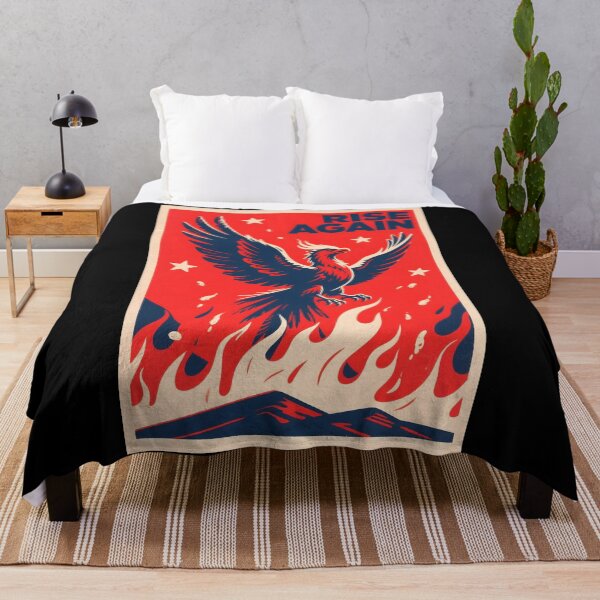 Item preview, Póster de "Rise Again" de Phoenix en estilo Shepard Fairey Hope designed and sold by HoopeStylee.