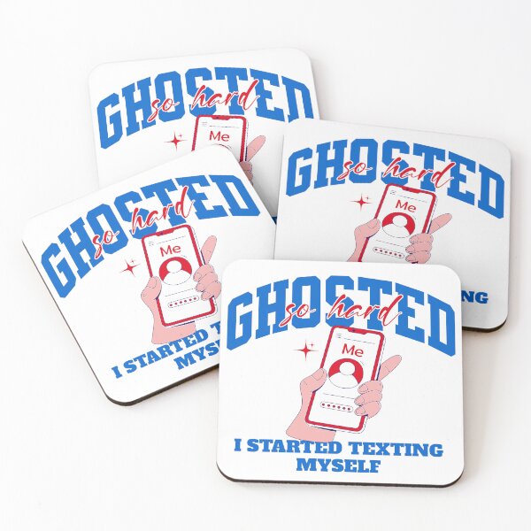 Item preview, Ghosted So Hard I Started Texting Myself – Funny Breakup Quote designed and sold by Honominu.