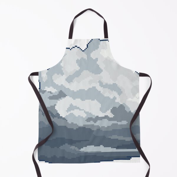 Item preview, Grey Storm Cloud Pixel Art designed and sold by pebblepebblepebblepebblepebble.