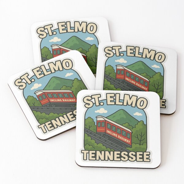 Item preview, St. Elmo Incline Railway – Chattanooga Landmark Cartoon designed and sold by Stilll Waters Studio.