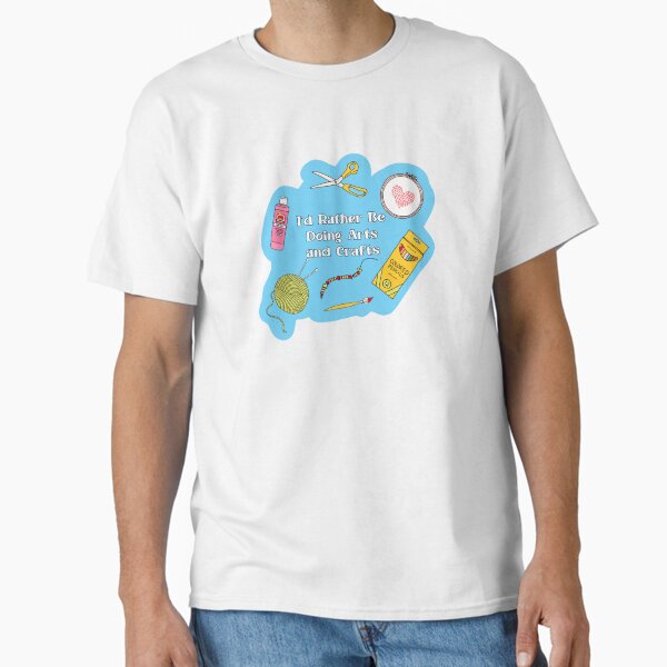 Item preview, I’d Rather Be Doing Arts and Crafts  designed and sold by Heather Clauson.