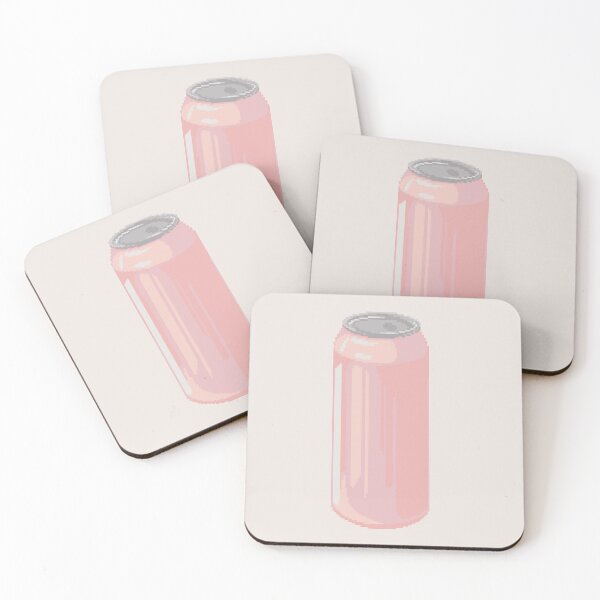 Item preview, Pink Drink Can Pixel Art designed and sold by pebblepebblepebblepebblepebble.