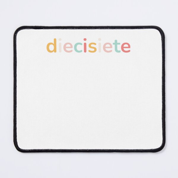Item preview, Diecisiete Spanish 17th Birthday fun Fiesta/party cute designed and sold by snowry.
