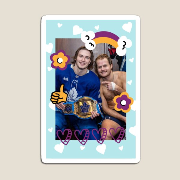 Item preview, Matthew Knies and William Nylander Maple Leafs Belt Sticker designed and sold by PinkPonyStudio.