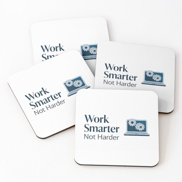 Item preview, Work Smart, Not Hard designed and sold by Simple_Designs.